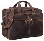 STILORD Laptoptasche "Gigantus" XXL Aktentasche Leder Laptoptasche 17 - 19 Zoll