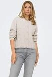 Strickjacke JDY "JDYLUMI LIFE L/S BUTTON CARDIGA KNT NOOS", Damen, Gr. XS, beige