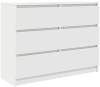 vidaXL Sideboard Sideboard Wei&szlig; 100x35x76 cm Holzwerkstoff (1 St)