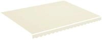 vidaXL Markise Markisenbespannung Creme 4,5x3,5 m