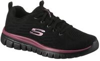 Sneaker SKECHERS "Graceful - Get Connected", Damen, Gr. 35, schwarz (schwarz mauve),