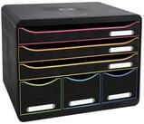 EXACOMPTA Organizer Schubladenbox STORE-BOX MAXI 306914D 6 Sch&uuml;be...