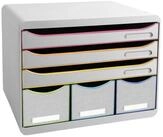 EXACOMPTA Organizer Schubladenbox STORE-BOX MAXI 306913D 6 Sch&uuml;be...