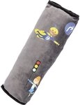 Cartrend Gurtpolster Cartrend Kids Gurtkissen grau