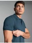 Poloshirt TRIGEMA "TRIGEMA Slim Fit Poloshirt aus DELUXE-Piqu&eacute;", Herren, Gr. M, blau