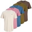 T-Shirt JACK & JONES "T-Shirt JPRBLABRODY TEE CREW NECK 5PK 5er Pack", Herren, Gr. S,