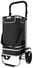24Move Einkaufstrolley Einkaufstrolley mit 55L, 3in1 Sackkarre und Tasche, klappbar,