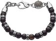Diesel Edelstahlarmband Diesel Herren-Armband Stein Achat