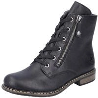 Stiefelette RIEKER, Damen, Gr. 36, schwarz, Lederimitat, unifarben, Schuhe