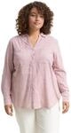 Shirtbluse TOM TAILOR PLUS "TTP Blouse", Damen, Gr. 46, rosa (wineberry rose),...