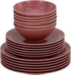 CreaTable Teller-Set Orient Mandala (18-tlg), 6 Personen, Porzellan, Teller Set,