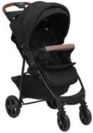 vidaXL Kinder-Buggy 2-in-1 Kinderwagen Anthrazit Stahl