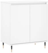 vidaXL Sideboard NA Sideboard Anrichte Schrank Lowboard Wei&szlig; 60x35x70 cm...