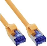 Inline Patchkabel Slim, Cat.6A, S/FTP, TPE (LSZH) flexibel, PoE, gelb, 30m...
