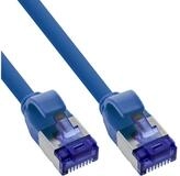 Inline Patchkabel Slim, Cat.6A, S/FTP, TPE (LSZH) flexibel, PoE, blau, 30m...