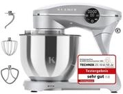 KLAMER K&uuml;chenmaschine 1800W, 6L Edelstahl-Sch&uuml;ssel, Knetmaschine mit 10