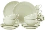 Geschirr-Set SELTMANN WEIDEN "Teeservice Amina 18er Set", gr&uuml;n (seladon), 18,