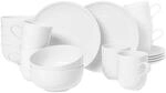 Geschirr-Set SELTMANN WEIDEN "Fr&uuml;hst&uuml;cks-Set Terra 18er Set", wei&szlig;, 18, Porzellan,