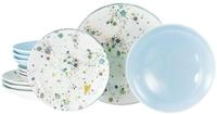 CreaTable Teller-Set Candy Drops, Teller Set 12-tlg. (12-tlg), 4 Personen,...