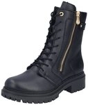 Rieker Winterstiefelette Schn&uuml;rboots, Schn&uuml;rstiefelette, Blockabsatz, mit markanter