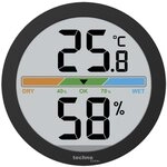 technoline Technoline Thermo-Hygrometer WS9418 dunkelgrau Wetterstation