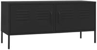 vidaXL TV-Schrank TV-Schrank Schwarz 105x35x50 cm Stahl (1-St)
