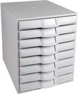 EXACOMPTA Organizer Schubladenbox TheSystem8 226040D A4+ 8 Sch&uuml;be geschlossen
