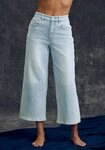 LASCANA 7/8-Jeans in modischer Culotte-Form aus Baumwoll-Denim, Straight-Leg,