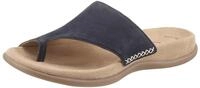 Zehentrenner GABOR, Damen, Gr. 46 (11), blau (nachtblau), Nubukleder, Schuhe