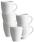 Ritzenhoff & Breker Becher Melodie Henkelbecher 300 ml 6er Set, 6-tlg., Porzellan