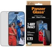 CARE by PanzerGlass Displayschutzglas 2-Way Privacy Ultra-Wide Fit Screen Protector