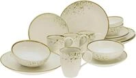 CreaTable Kombiservice Nature Collection (16-tlg), 4 Personen, Steinzeug,