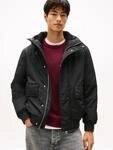 Bomberjacke TOMMY JEANS "CITY READY BOMBER", Herren, Gr. S, schwarz, Web,