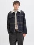 Wolljacke JACK & JONES "JPRBLUTEXAS WOOL BLEND TRUCKER JACKET SN", Herren, Gr. L,