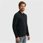 PME LEGEND Langarm-Poloshirt mit Logo Stickerei blau M (50)