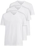 T-Shirt OLYMP, Herren, Gr. L, wei&szlig;, Single Jersey, Obermaterial: 100% Baumwolle,