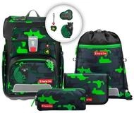 Step by Step Schulranzen Schulranzen-Set CLOUD Black Cat Chiko 5-teilig...