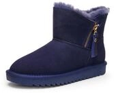 Ara ALASKA Short Zip Winterboots Stiefel aus echtem Lammfell mit Rei&szlig;verschluss,