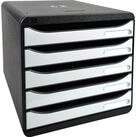 EXACOMPTA Organizer Schubladenbox BIG-BOX PLUS 3097213D 5 Schubladen...