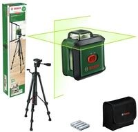BOSCH Kreuzlinienlaser UniversalLevel 360 Set, Kreuzlinien-Laser mit Stativ TT...