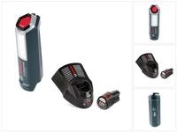 Bosch Professional Baustrahler GLI 12V-300 Akku Lampe + 1x GBA 12 V 3,0 Ah Akku + GAL