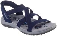 Sandale SKECHERS "REGGAE SLIM-STRETCH FLEX", Damen, Gr. 35, blau (navy),...