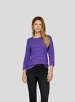 Rabe 3/4-Arm-Shirt mit Struktur Muster