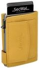 SecWal Geldb&ouml;rse, Kartenetui mit M&uuml;nzfach Druckknopf, Slim Wallet, RFID Schutz,