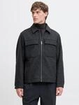 Wolljacke JACK & JONES "JPRCCRUSSEL WOOL BLEND JACKET SN", Herren, Gr. L, grau