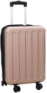 vidaXL Trolley Koffer mit Schloss Ros&eacute;gold 34 x 23 x 55,5 cm ABS Kunststoff