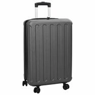 vidaXL Trolley Koffer mit Schloss Dunkelgrau 43 x 27 x 66 cm ABS Kunststoff