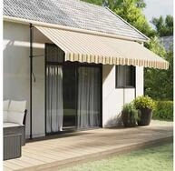 vidaXL Markise vidaXL Ersatzstoff f&uuml;r Markise Mehrfarbig 400x350 cm Polyester