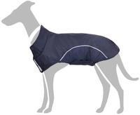 vidaXL Hundemantel, Hunde Regenmantel mit Reflexstreifen Polyester Marineblau...