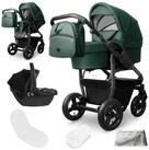 bergsteiger Kombi-Kinderwagen Babywagen Capri 3in1, Kombikinderwagen...